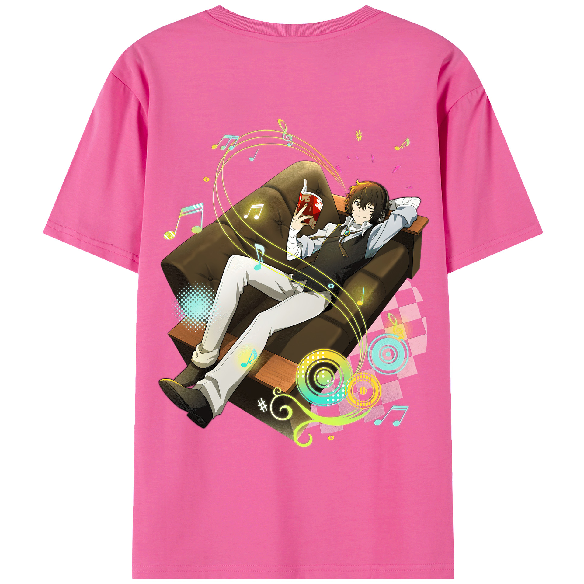 （画像用） 文豪ストレイドッグス Bungo Stray Dogs レディース半袖Tシャツ(バックプリント)